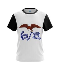 Plain Iowa Flag CoolWick Bowling Jersey