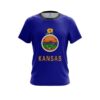 Plain Kansas Flag CoolWick Bowling Jersey