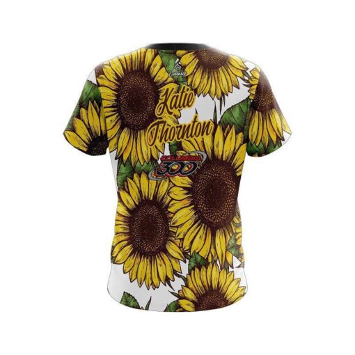 Katie Thornton Columbia 300 Sunflowers CoolWick Bowling Jersey - Image 2