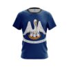 Plain Louisiana Flag CoolWick Bowling Jersey
