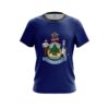 Plain Maine Flag CoolWick Bowling Jersey
