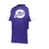 Ebonite Men's Maxim Performance Crew Neck Bowling Shirt Dri-Fit Purple White