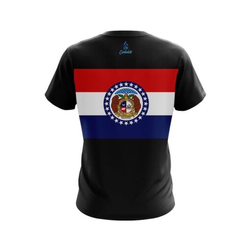 Plain Missouri Flag CoolWick Bowling Jersey - Image 2
