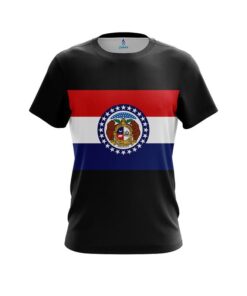Plain Missouri Flag CoolWick Bowling Jersey