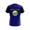 Plain Montana Flag CoolWick Bowling Jersey - Image 2