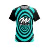 Motiv Aqua Swirl CoolWick Bowling Jersey