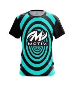 Motiv Aqua Swirl CoolWick Bowling Jersey