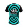 Motiv Aqua Swirl CoolWick Bowling Jersey - Image 2