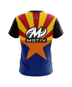 Alternative view of Motiv Arizona Flag CoolWick Bowling Jersey