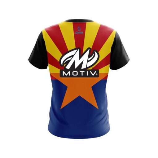 Motiv Arizona Flag CoolWick Bowling Jersey - Image 2
