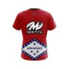 Motiv Arkansas Flag CoolWick Bowling Jersey - Image 2