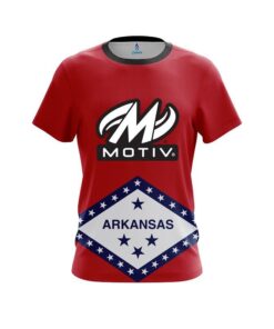 Motiv Arkansas Flag CoolWick Bowling Jersey