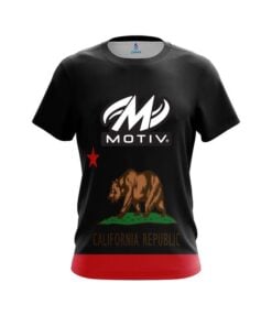 Motiv California Republic Flag CoolWick Bowling Jersey