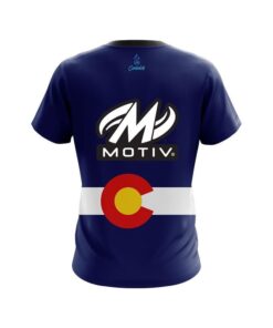 Alternative view of Motiv Colorado Flag CoolWick Bowling Jersey