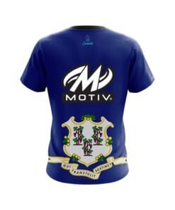 Alternative view of Motiv Connecticut Flag CoolWick Bowling Jersey