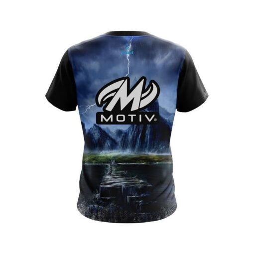 Motiv Electric Mountain CoolWick Bowling Jersey - Image 2