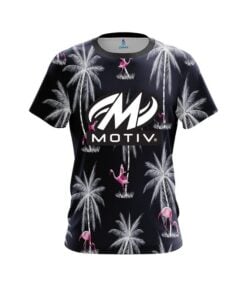 Motiv Flamingo Palms CoolWick Bowling Jersey