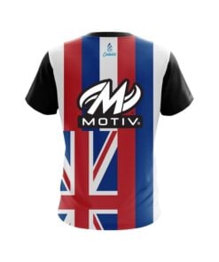 Alternative view of Motiv Hawaii Flag CoolWick Bowling Jersey