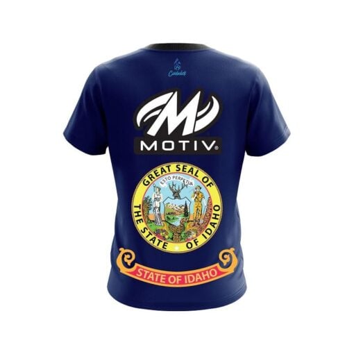 Motiv Idaho Flag CoolWick Bowling Jersey - Image 2