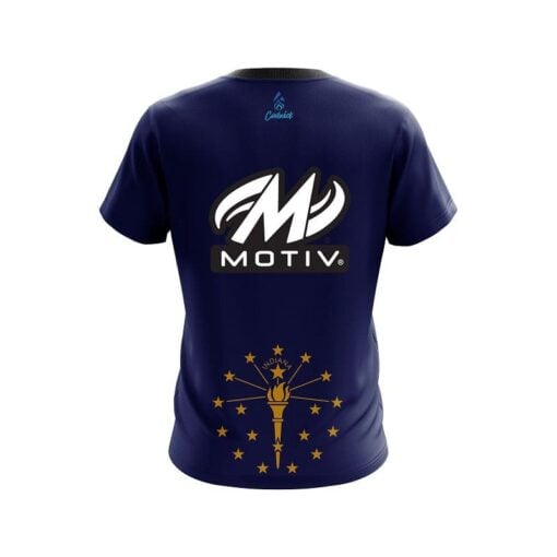 Motiv Indiana Flag CoolWick Bowling Jersey - Image 2