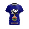 Motiv Kansas Flag CoolWick Bowling Jersey