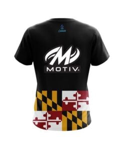 Alternative view of Motiv Maryland Flag CoolWick Bowling Jersey