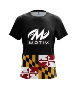 Motiv Maryland Flag CoolWick Bowling Jersey
