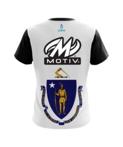 Alternative view of Motiv Masssachucets Flag CoolWick Bowling Jersey