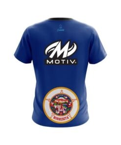 Alternative view of Motiv Minnesota Flag CoolWick Bowling Jersey