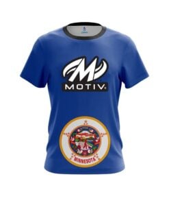 Motiv Minnesota Flag CoolWick Bowling Jersey