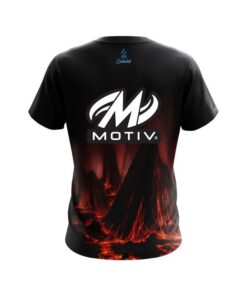 Alternative view of Motiv Molten Volcano CoolWick Bowling Jersey