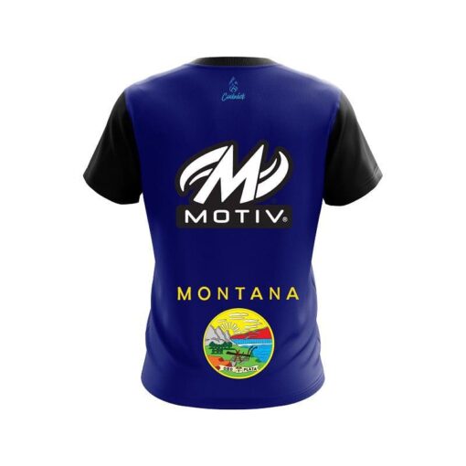 Motiv Montana Flag CoolWick Bowling Jersey - Image 2