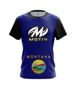 Motiv Montana Flag CoolWick Bowling Jersey