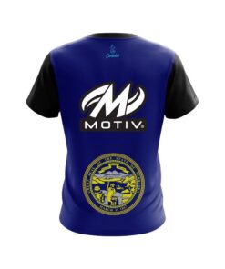 Alternative view of Motiv Nebraska Flag CoolWick Bowling Jersey