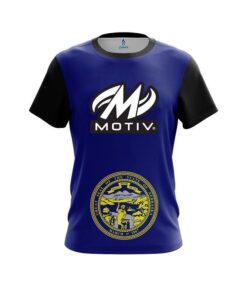 Motiv Nebraska Flag CoolWick Bowling Jersey