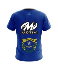 Alternative view of Motiv Nevada Flag CoolWick Bowling Jersey
