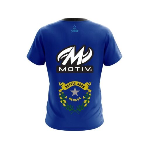 Motiv Nevada Flag CoolWick Bowling Jersey - Image 2