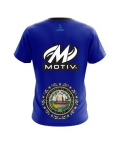 Alternative view of Motiv New Hampshire Flag CoolWick Bowling Jersey