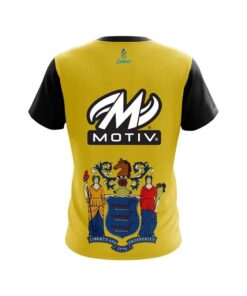 Alternative view of Motiv New Jersey Flag CoolWick Bowling Jersey