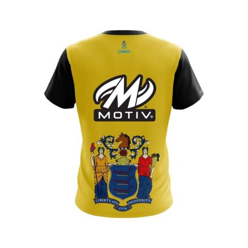 Motiv New Jersey Flag CoolWick Bowling Jersey - Image 2