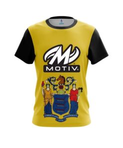 Motiv New Jersey Flag CoolWick Bowling Jersey