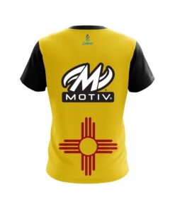 Alternative view of Motiv New Mexico Flag CoolWick Bowling Jersey