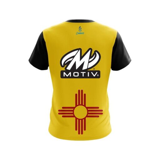 Motiv New Mexico Flag CoolWick Bowling Jersey - Image 2