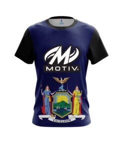 Motiv New York Flag CoolWick Bowling Jersey