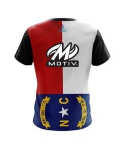 Alternative view of Motiv North Carolina Flag CoolWick Bowling Jersey