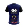 Motiv North Dakota Flag CoolWick Bowling Jersey - Image 2