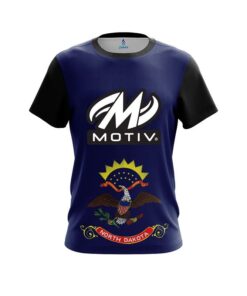 Motiv North Dakota Flag CoolWick Bowling Jersey