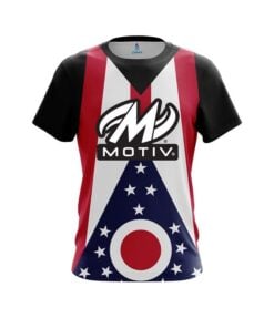 Motiv Ohio Flag CoolWick Bowling Jersey