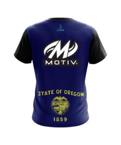 Alternative view of Motiv Oregon Flag CoolWick Bowling Jersey