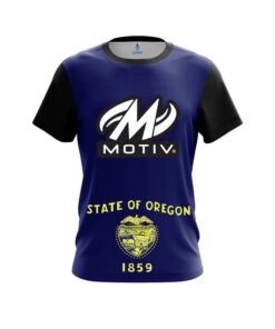 Motiv Oregon Flag CoolWick Bowling Jersey